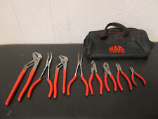 Mac Tools 8-piece Pliers Set Wcloth Zipper Case