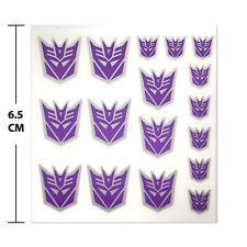 Transformers Icons Autobot Decepticons Faction Symbol Stickers G1 Small New
