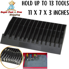 Pliers Wrench Tool Rack Tray Toolbox Organizer Storage Sorter Chest Drawer Black