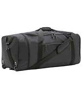 Protege 32 Wheeled And Compactible Polyester Rolling Duffel Bag Black