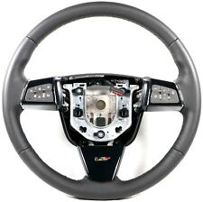 2009-2015 Cadillac Cts-v Steering Wheel Automatic Black Leather Black Stitching