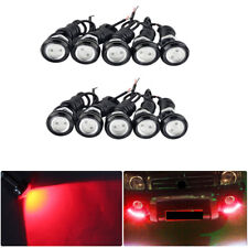 10x Raptor Svt Style Red Led Lights Kit Front Grille Drl Fog Lamp For Suv Truck