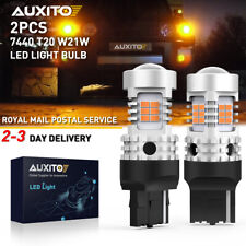 Auxito 7440 Amber Led Turn Signal Light Bulbs Anti Hyper Flash Error Free Canbus