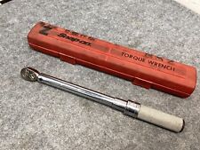 Snap-on Torque Wrench Qc2r100 38 Drive Sae 20100 Ft-lb Adjustable Click-type