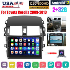 For Toyota Corolla 2009-2013 9 Android 12 Car Radio Navi Stereo Apple Carplay