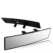 Broadway Flat Interior Clip On Rear View Mirror 300mm Wide Curve Universal