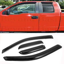 For 2004-2014 Ford F150 F-150 Ext Supercab Door Window Vent Visors Rain Guards