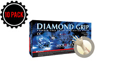 Microflex Diamond Grip Mf-300 Gloves Size Medium Case 10 Boxes 1000 Gloves
