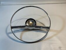 1957 Chevy 210 Classic Steering Wheel Horn Ring Button Cap Oem Vintage