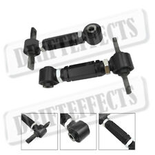 Black Adjustable Rear Steel Camber Arms Kit Set For Acura Integra Dbdc 1994-01