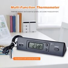 Car Electronic Thermometer With Digital Clock Function Temperature Display