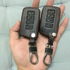 4-button Remote Bag Holder Leather Remote Car Key Fob Cover Case For-lexus Shell