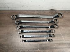 Snap On Tools Xo 6 Piece 12-point Sae 60 Deep Offset Box Wrench Set 38- 1