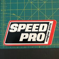 Speed Pro Engine Parts - Original Vintage 1970s 80s Racing Decalsticker Read