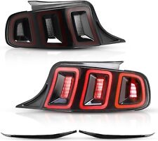Red Lens Led Sequential Tail Lights For 2010-2014 Ford Mustang Brake Rear Lamp