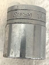 Snap-on Tools Sw361 12 Drive 12-point Sae 1-18 Flank Drive Shallow Socket