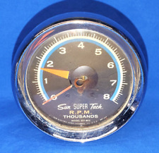 Vintage 1960s Sun Super Tach Sst-802 Tachometer 8k Rpm Day 2