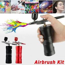 Portable Air Compressor Kit Air-brush Paint Spray Gun Nail Tattoo Art Airbrush