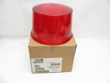 Nos Vintage Red Signal-stat 8928r Rotating Beacon Dome Lens Only 77-430
