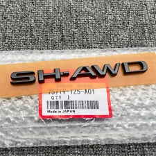 For Acura Sh-awd Black Emblem Mdx Rdx Zdx Tlx Trunk Badge Genuine Oem Nameplate