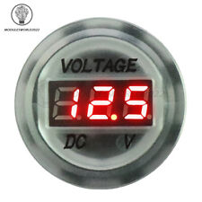 Round Digital Led Display Voltmeter Voltage Measuring Meter Range Dc5-48v Us