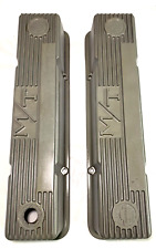 Mickey Thompson Mt 3276000 Small Block Chevy Aluminum Pair Finned Valve Covers