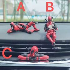 X-men Deadpool Car Dashboard Decoration Mini Figurine Cute Car Interior Ornament