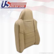 2002 2003 2004 Ford Excursion Limited Driver Lean Back Leather Seat Cover Tan