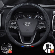 15 Steering Wheel Cover Genuine Leather For Hyndai