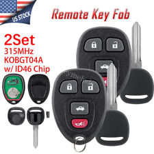 2 For 2004-2006 2007 2008 2009 2010 2011 2012 Chevrolet Malibu 4b Remote Key Fob