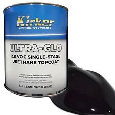 Kirker Ultra-glo Super Jet Black Single Stage Urethane Topcoat 34 Gal Free Ship