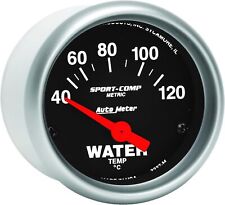 Auto Meter 3337-m Sport-comp Metric Water Temperature Gauge