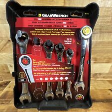 Gearwrench 5 Pc. Sae Universal Ratcheting Combination Wrench Set - 85590a