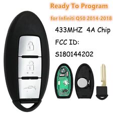 For 2014 2015 2016 2017 2018 Infiniti Q50 Smart Remote Key Fob 433mhz S180144202
