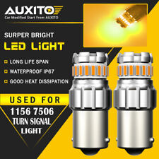 Auxito 1156 Amber Led Turn Signal Light Bulb Error Free Anti Hyper Flash 2f Eoa