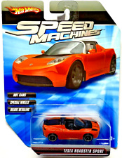 Hot Wheels 2009 Speed Machines Tesla Roadster Sport Orange Nice See Pics