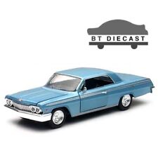 New Ray 1962 Chevrolet Impala Ss Hard Top 125 Diecast Model Light Blue 71843 B