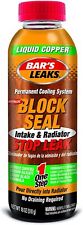Bars Leaks 1109 Block Seal Liquid Copper Intake And Radiator Stop Leak - 18 Oz.