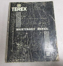 Terex Series 3 4 6-71 71e 71n 71t Diesel Engines Maintenance Manual Gm 1965