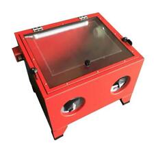 Practical 25 Gallon Bench Top Sandblaster Cabinet Red 40-80psi 5cfm