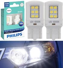 Philips Ultinon Led Light 7443 White 6000k Two Bulbs Drl Daytime Light Replace