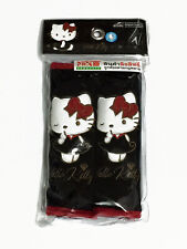 Hello Kitty Sanrio Car Accessory 2 Pieces Seat Belt Covers Shoulder Pads Black