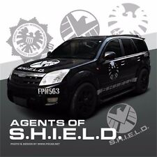 Marvel Agents Of Shield Logo Vinyl Ho Car Sticker Auto Decal Door Matt Gray New