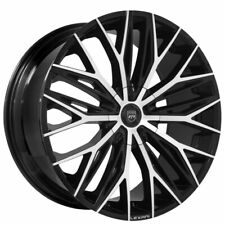 26 Lexani Wheels Aries Gloss Black Machined Covered Cap Rims