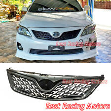 For 2011-2013 Toyota Corolla Us-spec Jdm Style Front Grille Black