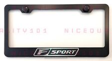 Laser Engraved Etched F Sport Stainless Steel Finished License Plate Frame