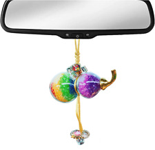 Crystal Lucky Calabas Rear View Mirror Pendant Car Hanging Ornament