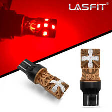 Lasfit 7440 7441 7443 7444 Led Brake Stop Light Bulb Lamp Pure Red Bright 2pcs