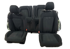 18-22 Ford Mustang Complete Set Seats Coupe Cloth Electric Black Bag Blown