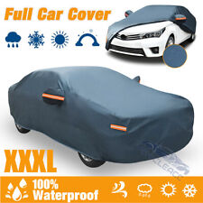 Full Car Cover Waterproof All Weather Protection Anti-uv Snow Dust Rain Xxxl